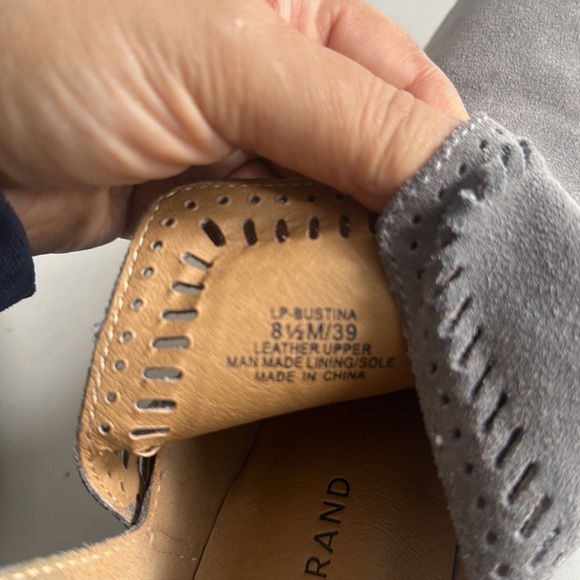 Lucky brand gray ankle boots size 8.5 - Picture 10 of 11